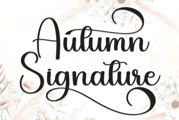 Autumn Signature Font Review for Friendly Branding