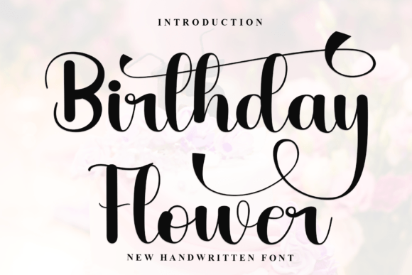 Birthday Flower Font: A Designer’s Branding Test
