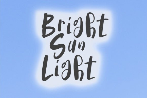 Bright Sun Light Font: Adding Warmth to Your Brand