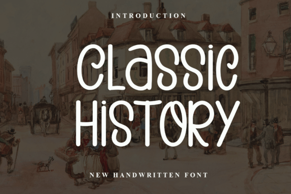 Classic History Font: Elegant Branding for Small Business