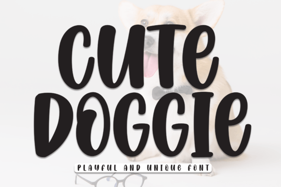 Cute Doggie Font: Playful Handwritten Charm for Crafters