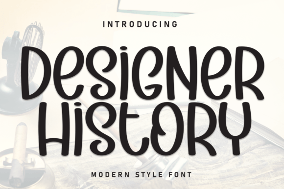 Designer History Font: A Handwritten Typeface for Branding