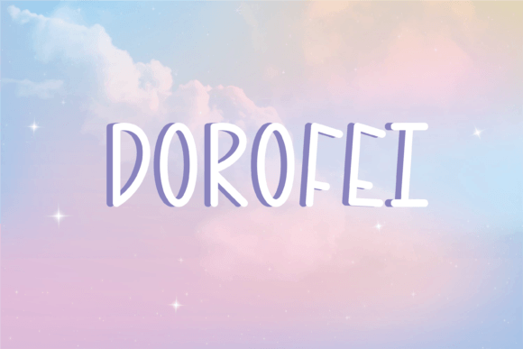 Dorofei Font: Whimsical Handwritten Type for Crafters
