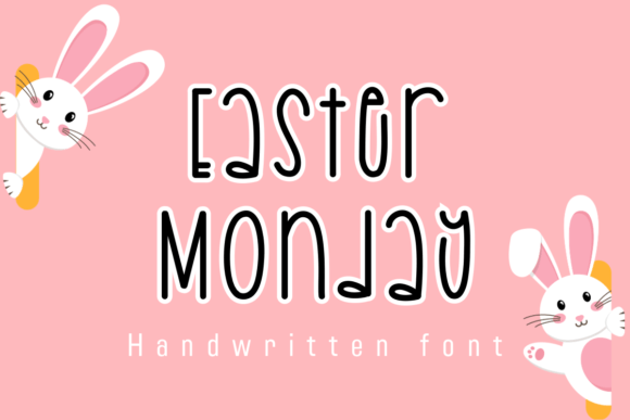 Easter Monday Font: A Handwritten Typeface for Editorial Design