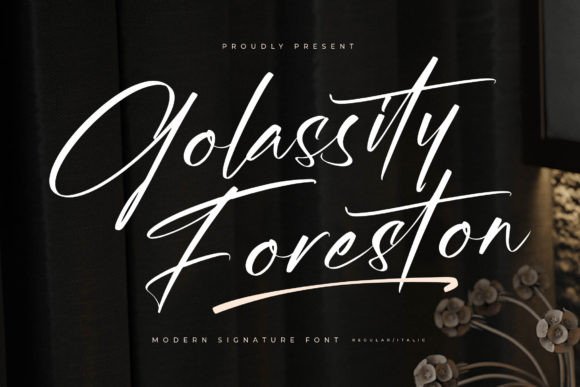Golassity Foreston Font for Elegant Web Design