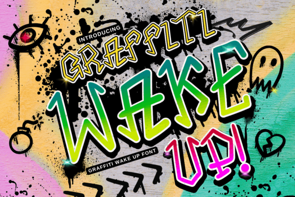 Graffiti Wake Up Font: Testing Street Style in Branding