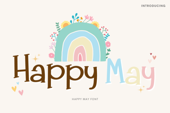 Happy May Font: Handwritten Charm for Makers