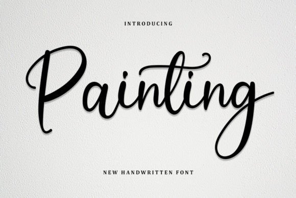 Painting Font: A Refined Script for Editorial Design