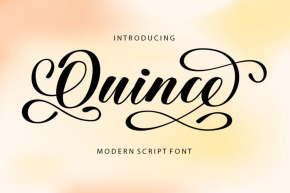Quince Font: Modern Script for Small Business Branding