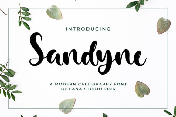 Sandyne Font Review: Elevating Campaign Visuals