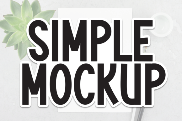 Simple Mockup Font: A Designer’s Real Branding Test