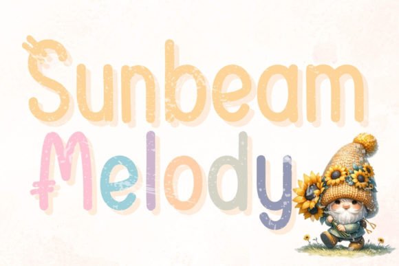 Sunbeam Melody Font: Handwritten Charm for Makers