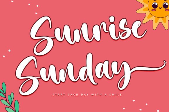 Sunrise Sunday Font: Elevating Digital Brand Identity