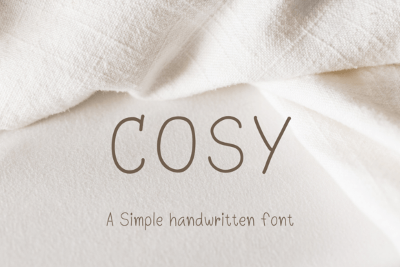 Testing the Cosy Font for Authentic Brand Identity Design
