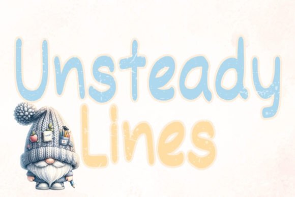 Unsteady Lines Font: Adding Whimsy to Your Brand