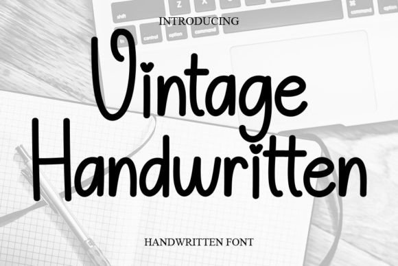 Vintage Handwritten Font for Professional Branding