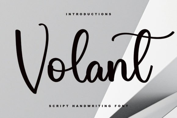 Volant Font: Adding Handwritten Charm to Editorial Design